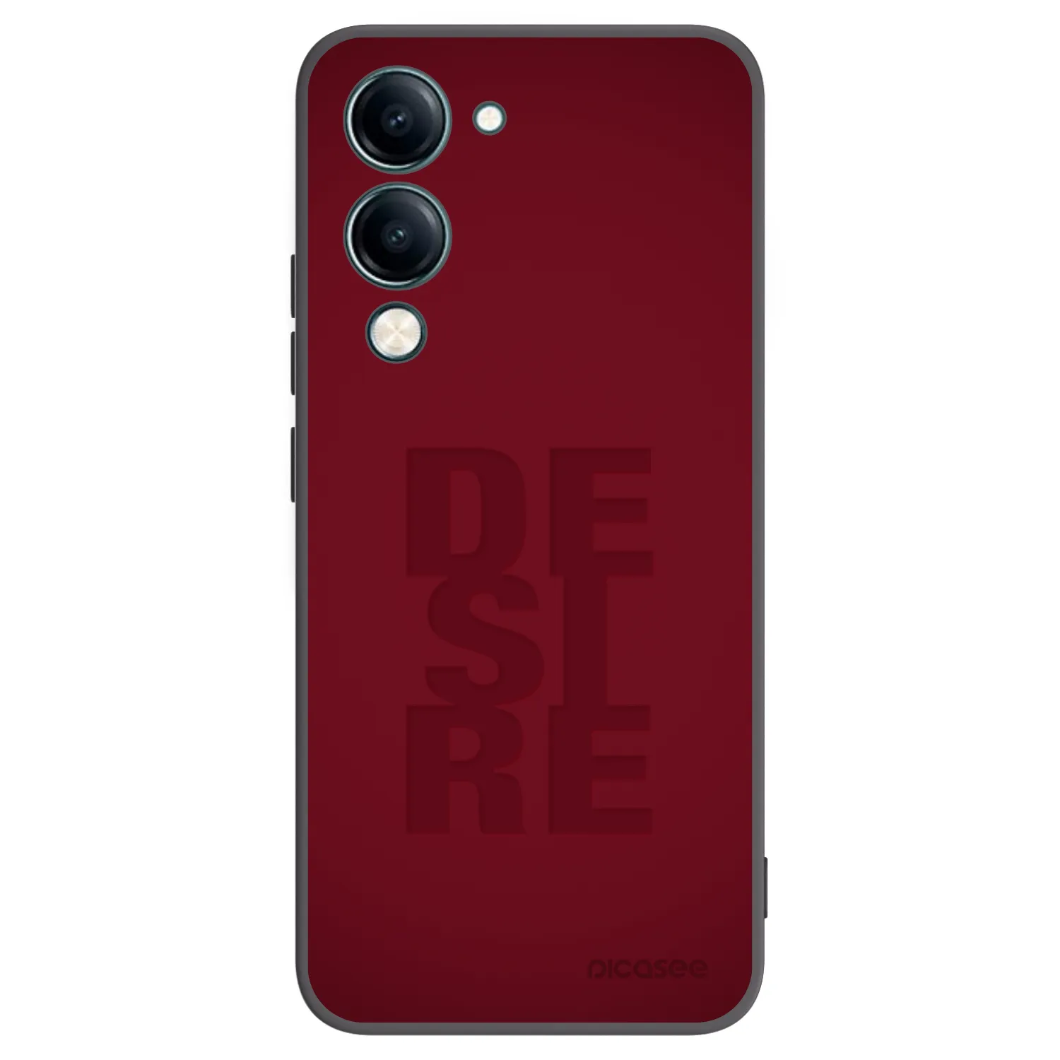 Picasee silikonski črni ovitek za Vivo Y29s 5G - Desire