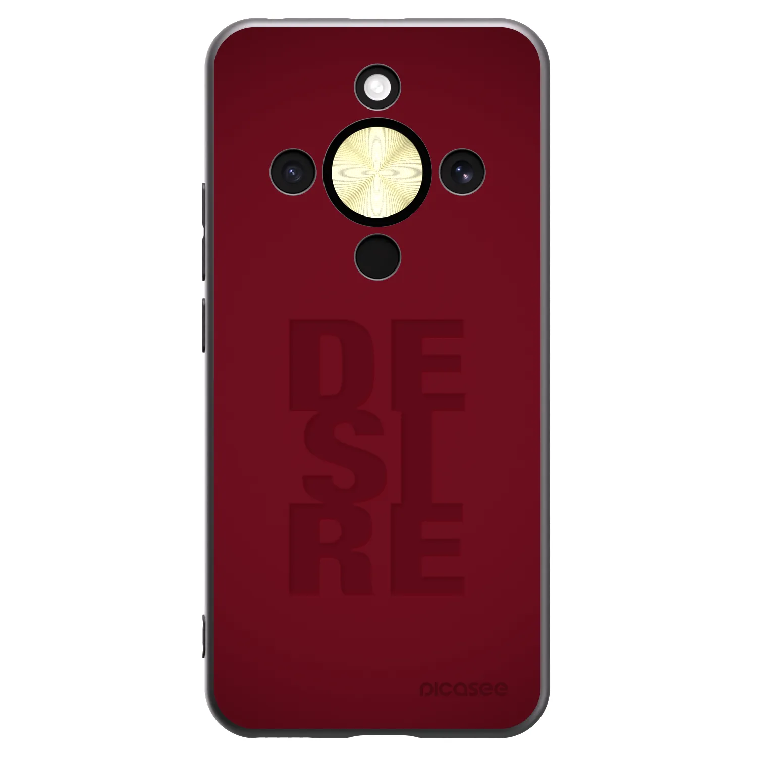 Picasee silikonski črni ovitek za Honor Magic8 Lite 5G - Desire