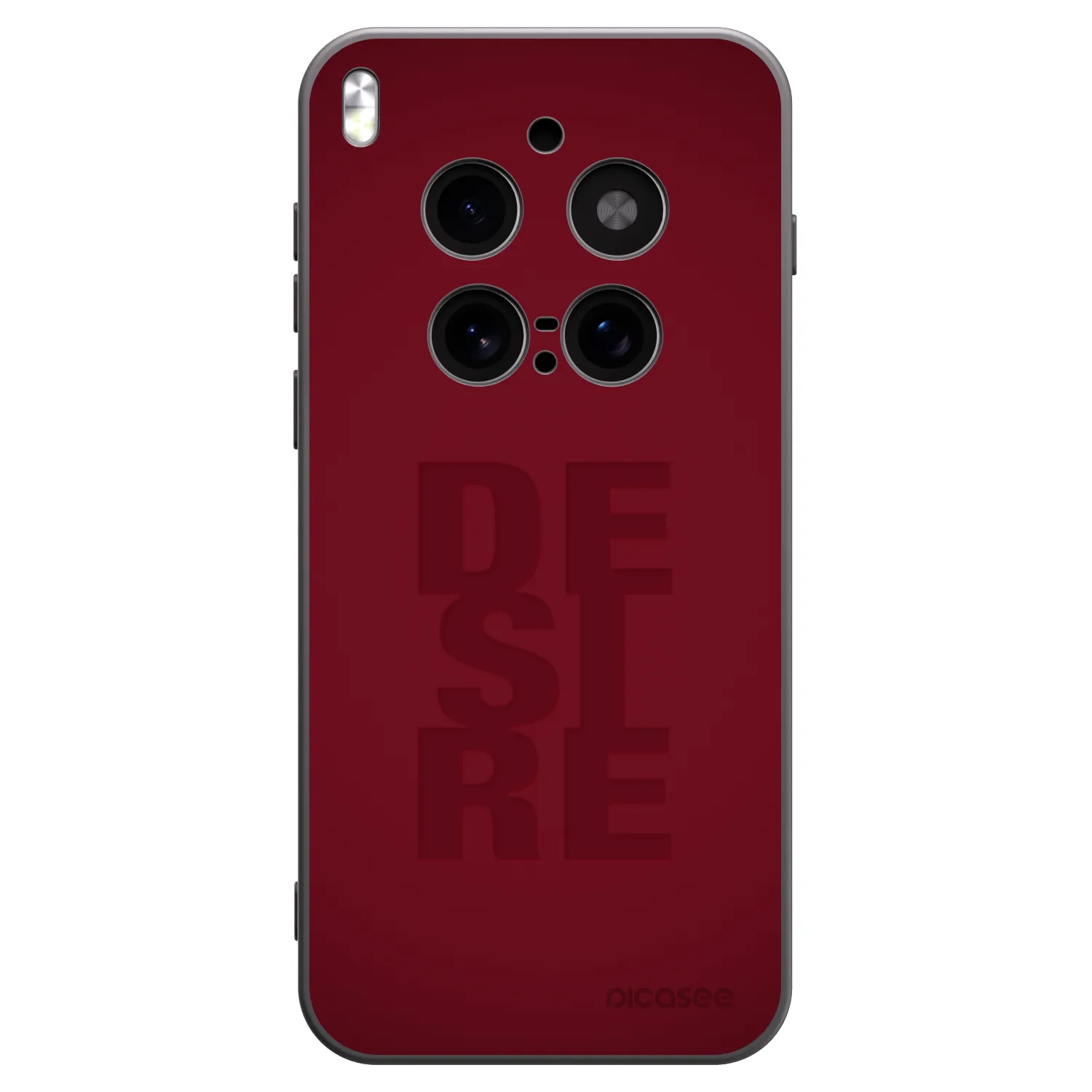Picasee silikonski črni ovitek za Vivo X300 Pro - Desire