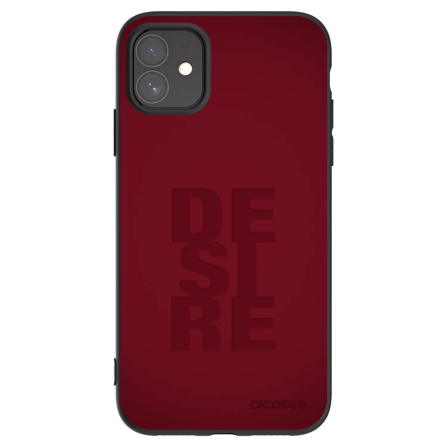 Picasee silikonski črni ovitek za Apple iPhone 11 - Desire