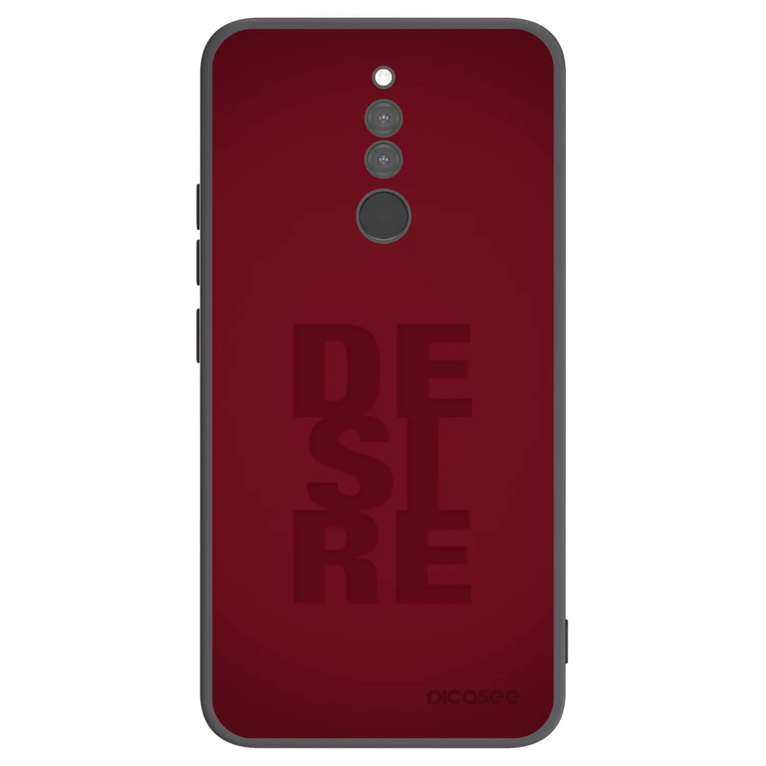 Picasee silikonski črni ovitek za Xiaomi Redmi 8 - Desire