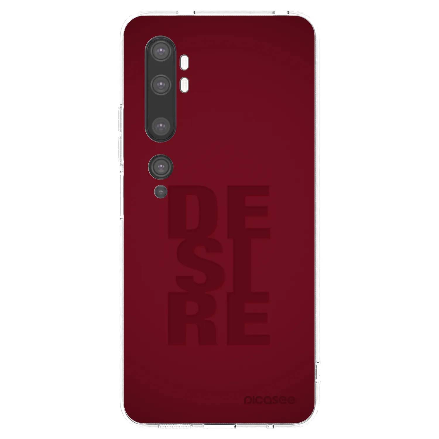 Picasee silikonski prozorni ovitek za Xiaomi Mi Note 10 (Pro) - Desire
