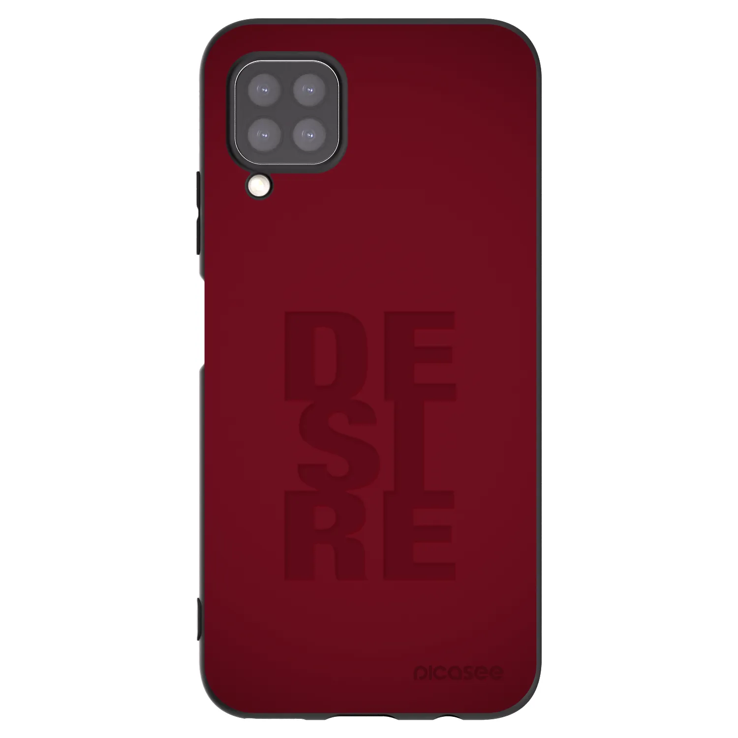 Picasee silikonski črni ovitek za Huawei P40 Lite - Desire
