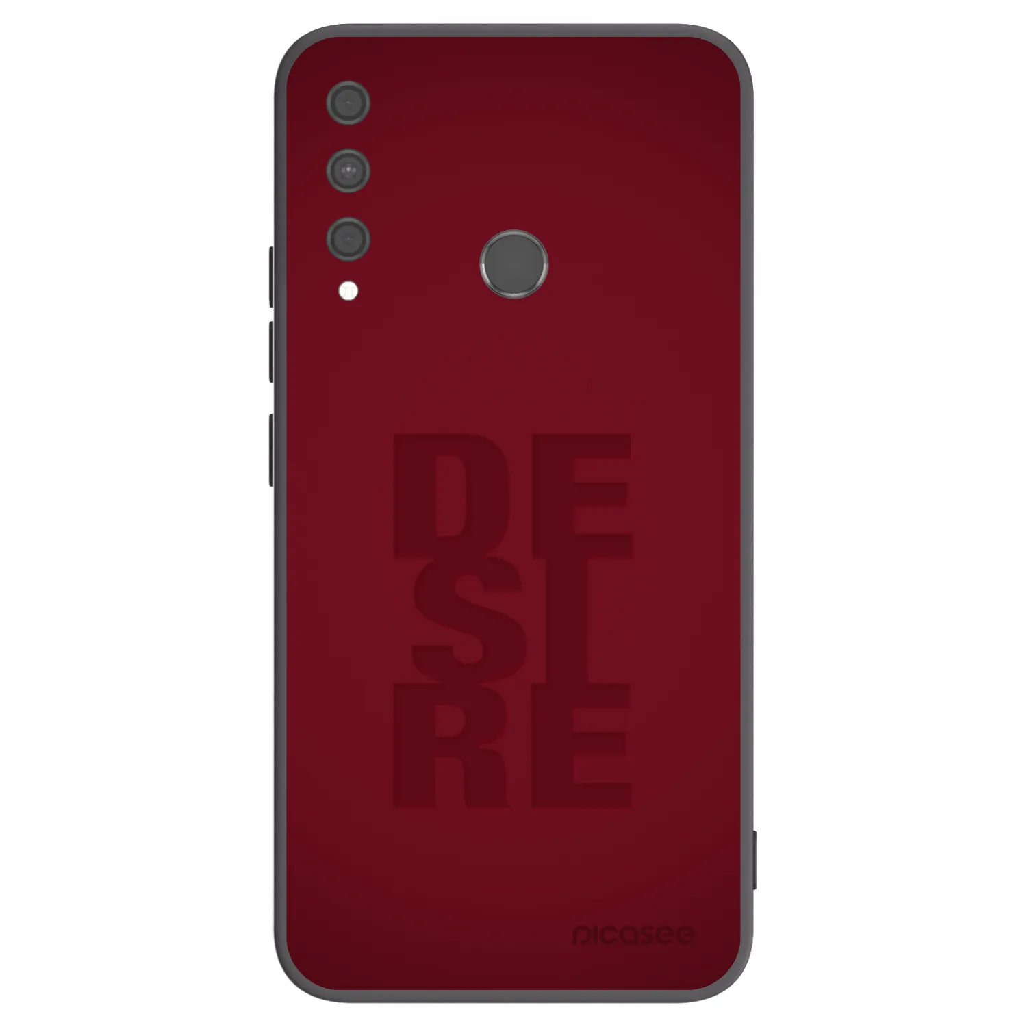 Picasee silikonski črni ovitek za Huawei P40 Lite E - Desire