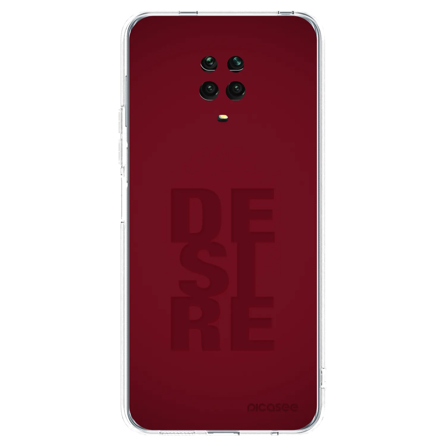 Picasee silikonski prozorni ovitek za Xiaomi Redmi Note 9 Pro - Desire