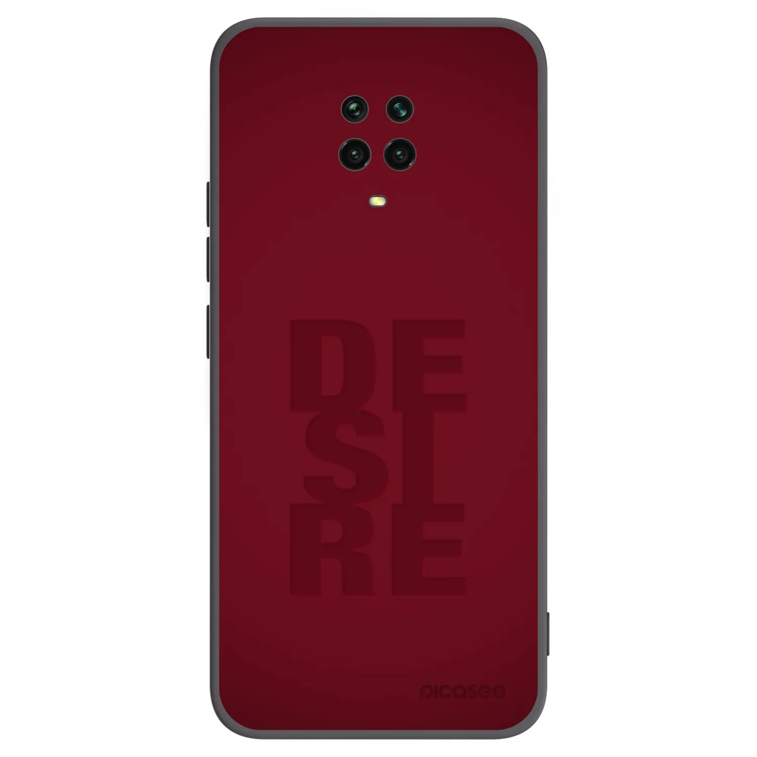 Picasee silikonski črni ovitek za Xiaomi Redmi Note 9 Pro - Desire