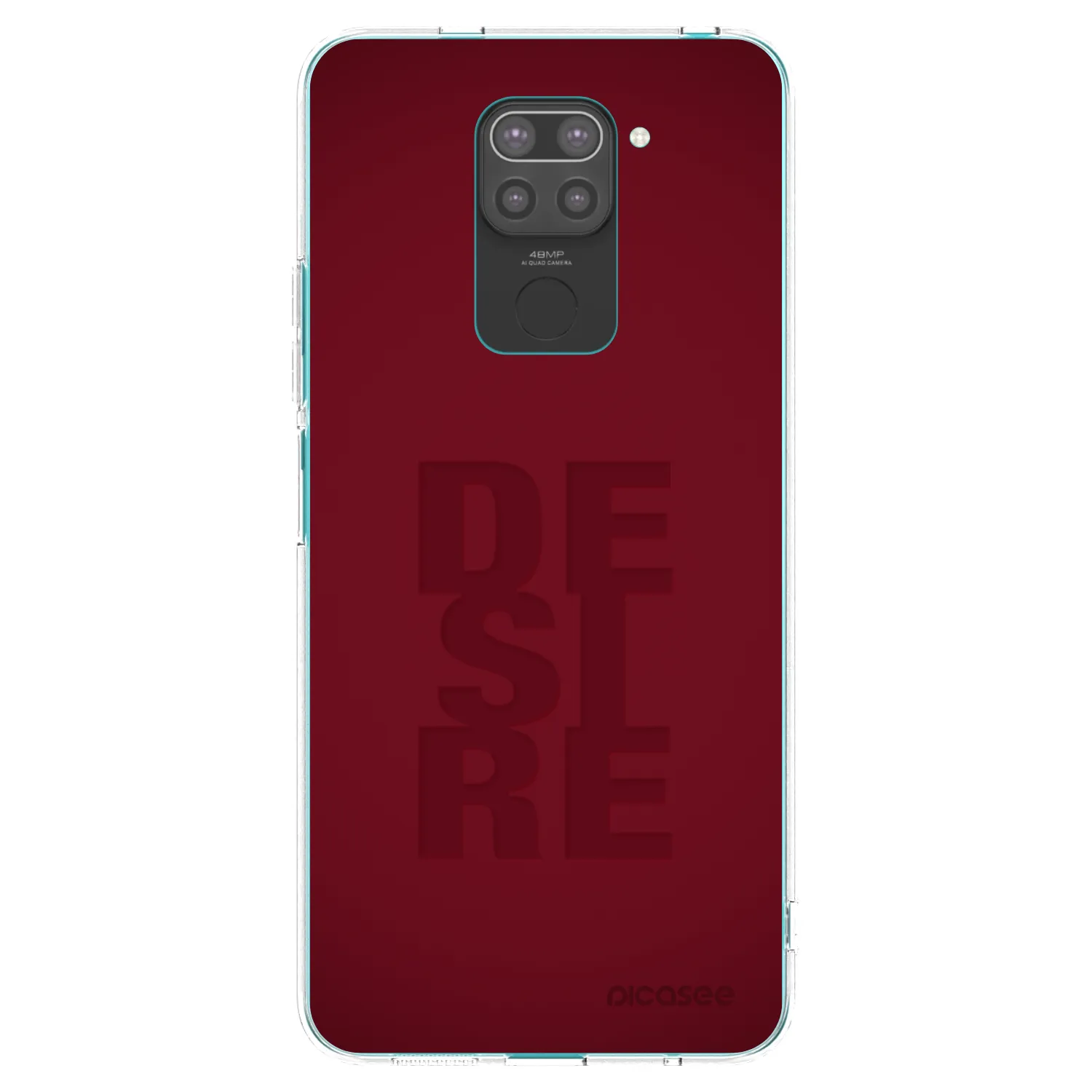 Picasee silikonski črni ovitek za Xiaomi Redmi Note 9 - Desire