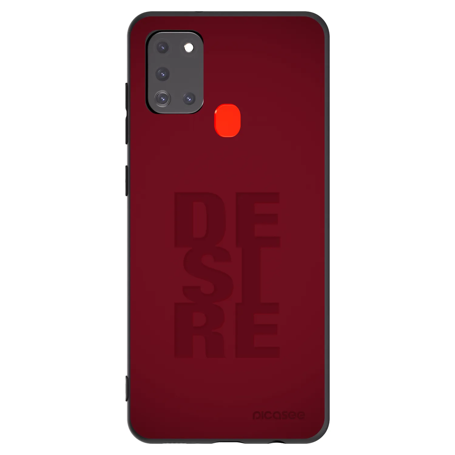 Picasee silikonski črni ovitek za Samsung Galaxy A21s - Desire
