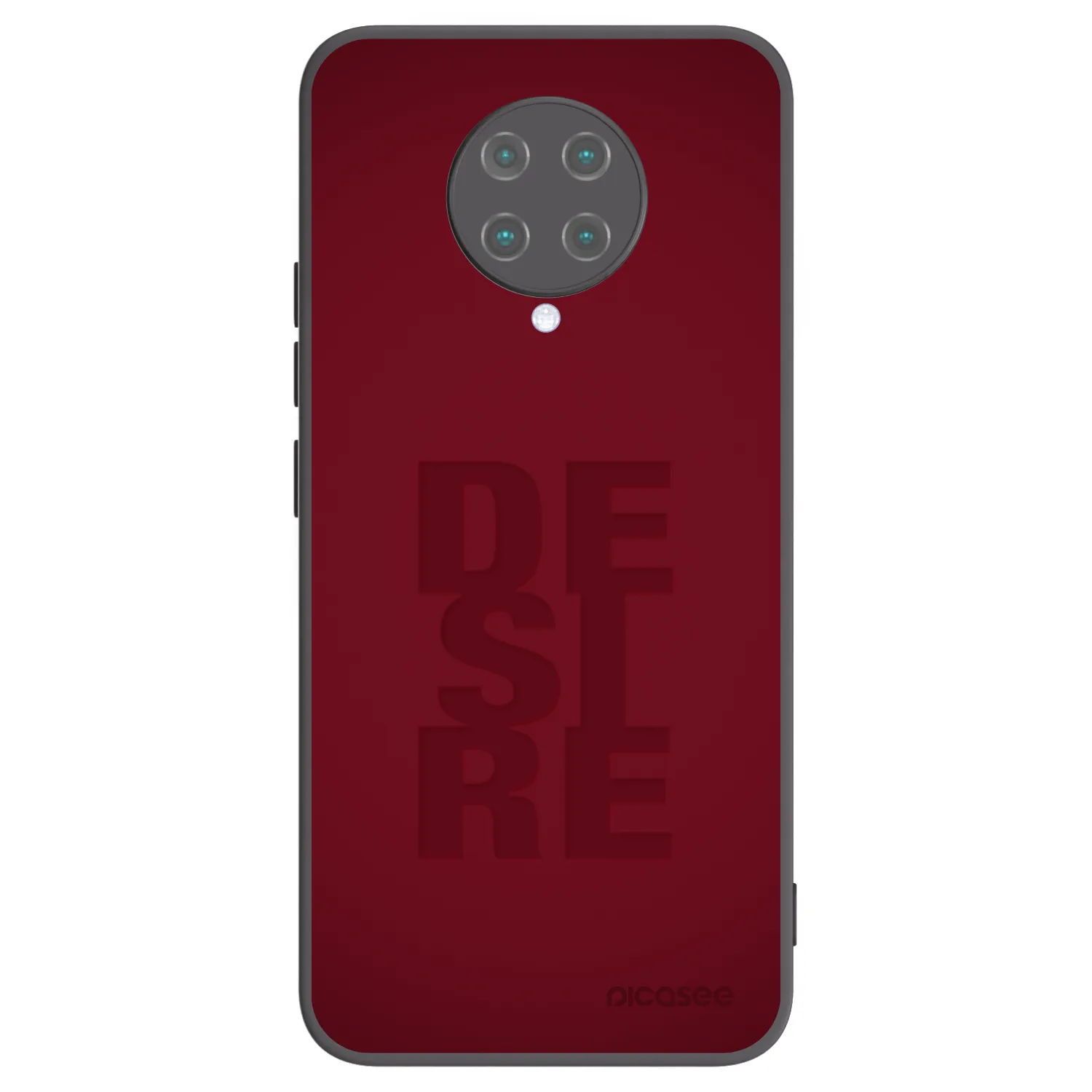 Picasee silikonski črni ovitek za Xiaomi Poco F2 Pro - Desire
