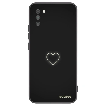 Picasee silikonski črni ovitek za Xiaomi Poco M3 - Heart