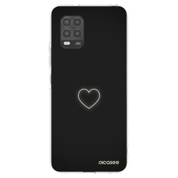Picasee silikonski prozorni ovitek za Xiaomi Mi 10 Lite - Heart