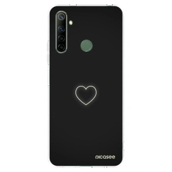 Picasee silikonski prozorni ovitek za Realme 6i - Heart