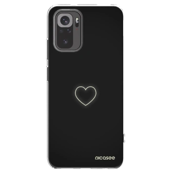 Picasee silikonski prozorni ovitek za Xiaomi Redmi Note 10 - Heart
