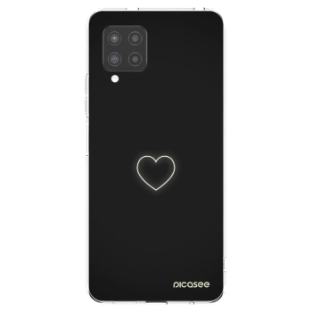 Picasee silikonski prozorni ovitek za Samsung Galaxy A42 A426B - Heart