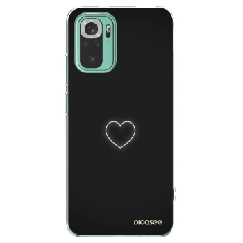 Picasee silikonski prozorni ovitek za Xiaomi Redmi Note 10 Pro - Heart