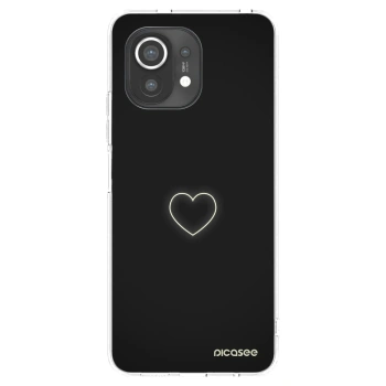 Picasee silikonski prozorni ovitek za Xiaomi Mi 11 - Heart