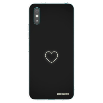 Picasee silikonski prozorni ovitek za Xiaomi Redmi 9AT - Heart