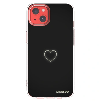 Picasee silikonski prozorni ovitek za Apple iPhone 13 - Heart