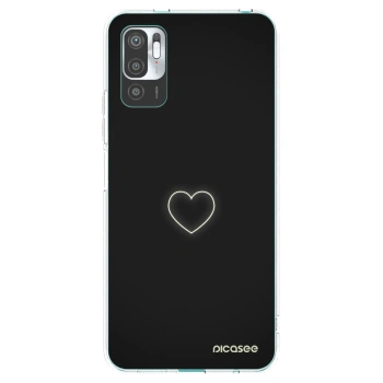 Picasee silikonski prozorni ovitek za Xiaomi Redmi Note 10 5G - Heart