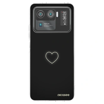 Picasee silikonski prozorni ovitek za Xiaomi Mi 11 Ultra - Heart