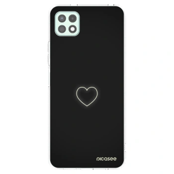 Picasee silikonski prozorni ovitek za Samsung Galaxy A22 A226B 5G - Heart
