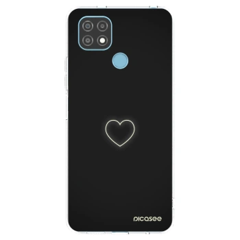 Picasee silikonski prozorni ovitek za Realme C21 - Heart
