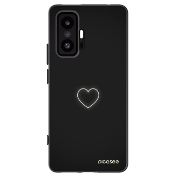 Picasee silikonski črni ovitek za Xiaomi 11T - Heart
