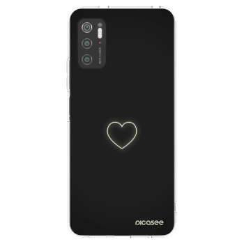 Picasee silikonski prozorni ovitek za Xiaomi Poco M3 Pro 5G - Heart