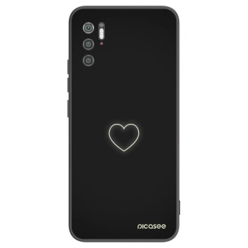 Picasee silikonski črni ovitek za Xiaomi Poco M3 Pro 5G - Heart