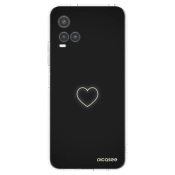 Picasee silikonski prozorni ovitek za Vivo Y33s - Heart