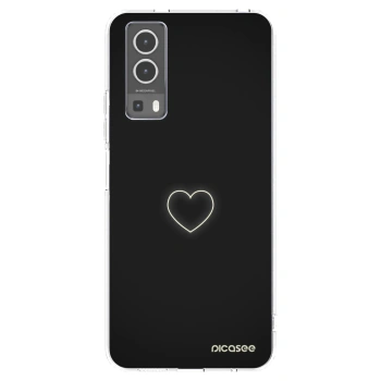 Picasee silikonski prozorni ovitek za Vivo Y72 5G - Heart