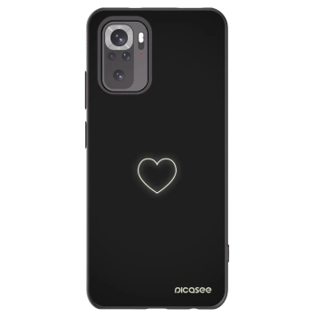 Picasee silikonski črni ovitek za Xiaomi Redmi Note 11S 4G - Heart