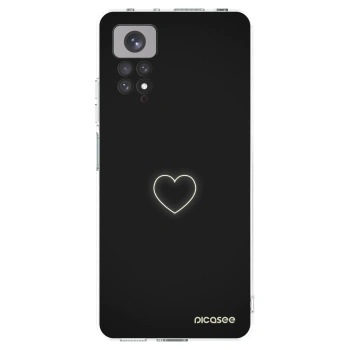 Picasee silikonski prozorni ovitek za Xiaomi Redmi Note 11S 4G - Heart