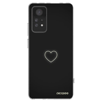 Picasee silikonski prozorni ovitek za Xiaomi Redmi Note 11 Pro - Heart
