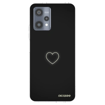 Picasee silikonski prozorni ovitek za Realme 9 Pro 5G - Heart