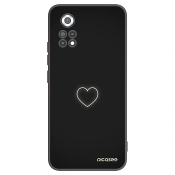 Picasee silikonski črni ovitek za Xiaomi Poco X4 Pro 5G - Heart