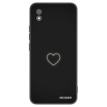 Picasee silikonski črni ovitek za Realme C11 (2021) - Heart