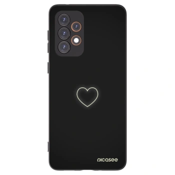 Picasee silikonski črni ovitek za Samsung Galaxy A33 5G A336 - Heart