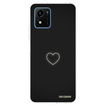 Picasee silikonski prozorni ovitek za Vivo Y01 - Heart