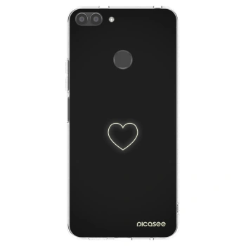 Picasee silikonski prozorni ovitek za Huawei P Smart - Heart