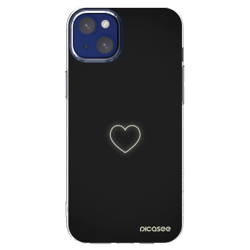 Picasee silikonski prozorni ovitek za Apple iPhone 14 Plus - Heart
