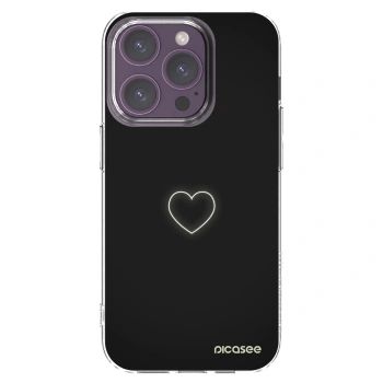 Picasee silikonski prozorni ovitek za Apple iPhone 14 Pro - Heart