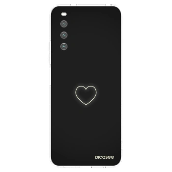 Picasee silikonski prozorni ovitek za Sony Xperia 10 IV 5G - Heart