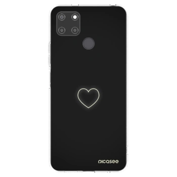 Picasee silikonski prozorni ovitek za Realme C21Y - Heart