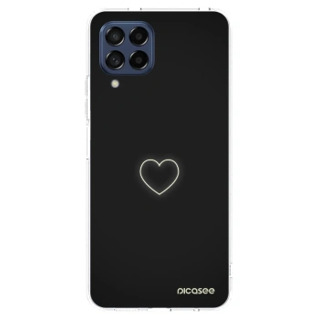 Picasee silikonski prozorni ovitek za Samsung Galaxy M53 5G - Heart