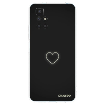 Picasee silikonski prozorni ovitek za Xiaomi Redmi 10 (2022) - Heart