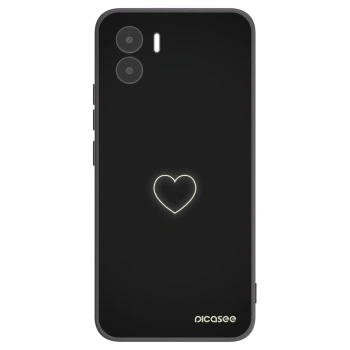 Picasee silikonski črni ovitek za Xiaomi Redmi A1 - Heart