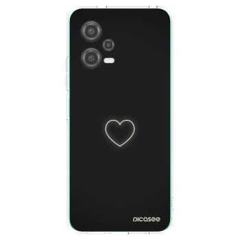 Picasee silikonski prozorni ovitek za Xiaomi Poco X5 - Heart