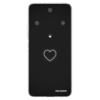 Picasee silikonski prozorni ovitek za Honor Magic5 Lite 5G - Heart