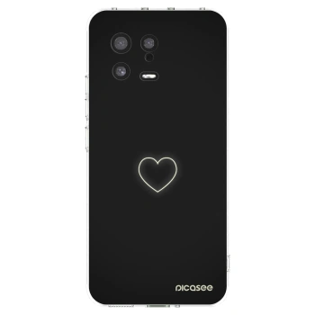 Picasee silikonski prozorni ovitek za Xiaomi 13 - Heart